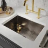 Native Trails Cocina 22" Undermount Copper Kitchen Sink, Polished Nickel, CPK878