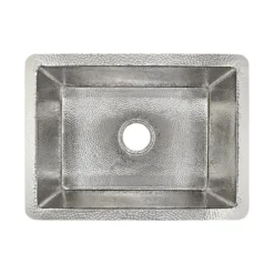 Native Trails Cocina 22" Undermount Copper Kitchen Sink, Polished Nickel, CPK878