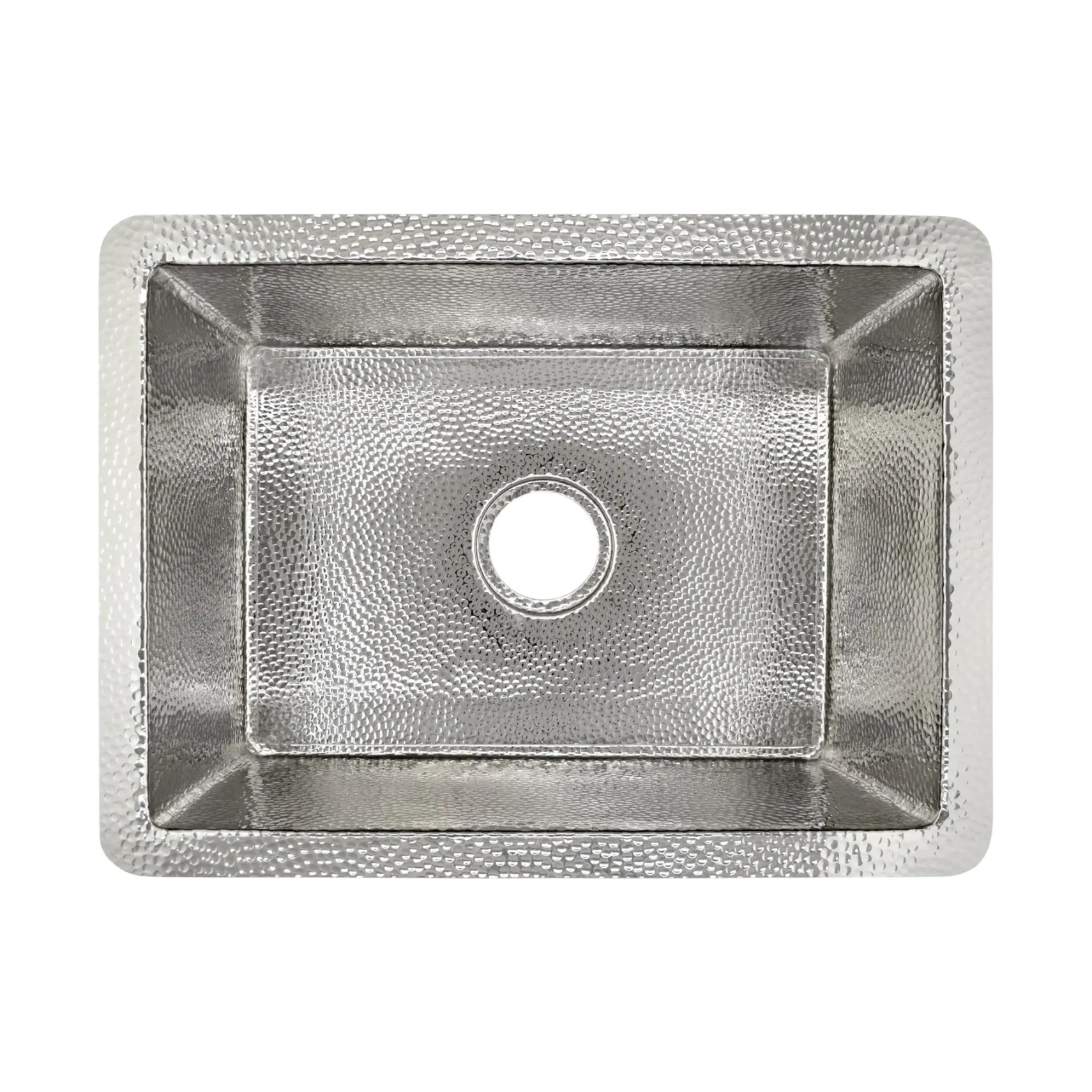 Native Trails Cocina 22" Undermount Copper Kitchen Sink, Polished Nickel, CPK878