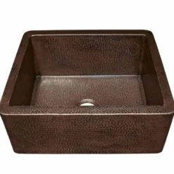 Native Trails 25" Copper Farmhouse Sink, Antique Copper, CPK270