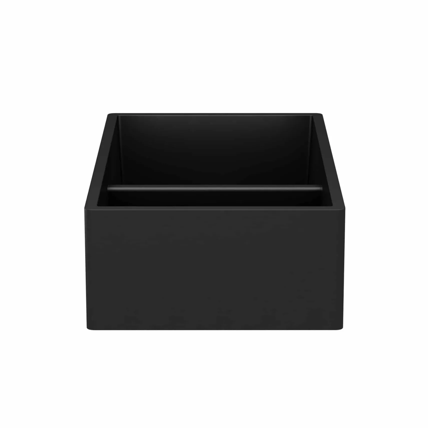 Native Trails Farmhouse Double Bowl 33" NativeStone Concrete Farmhouse Sink, 60/40 Double Bowl, Charcoal, NSKD3321-C
