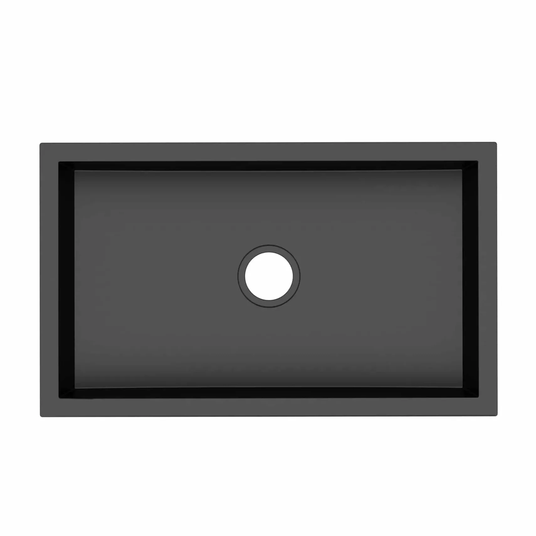 Native Trails Farmhouse 3018 30" NativeStone Concrete Farmhouse Sink, Charcoal, NSK3018-C