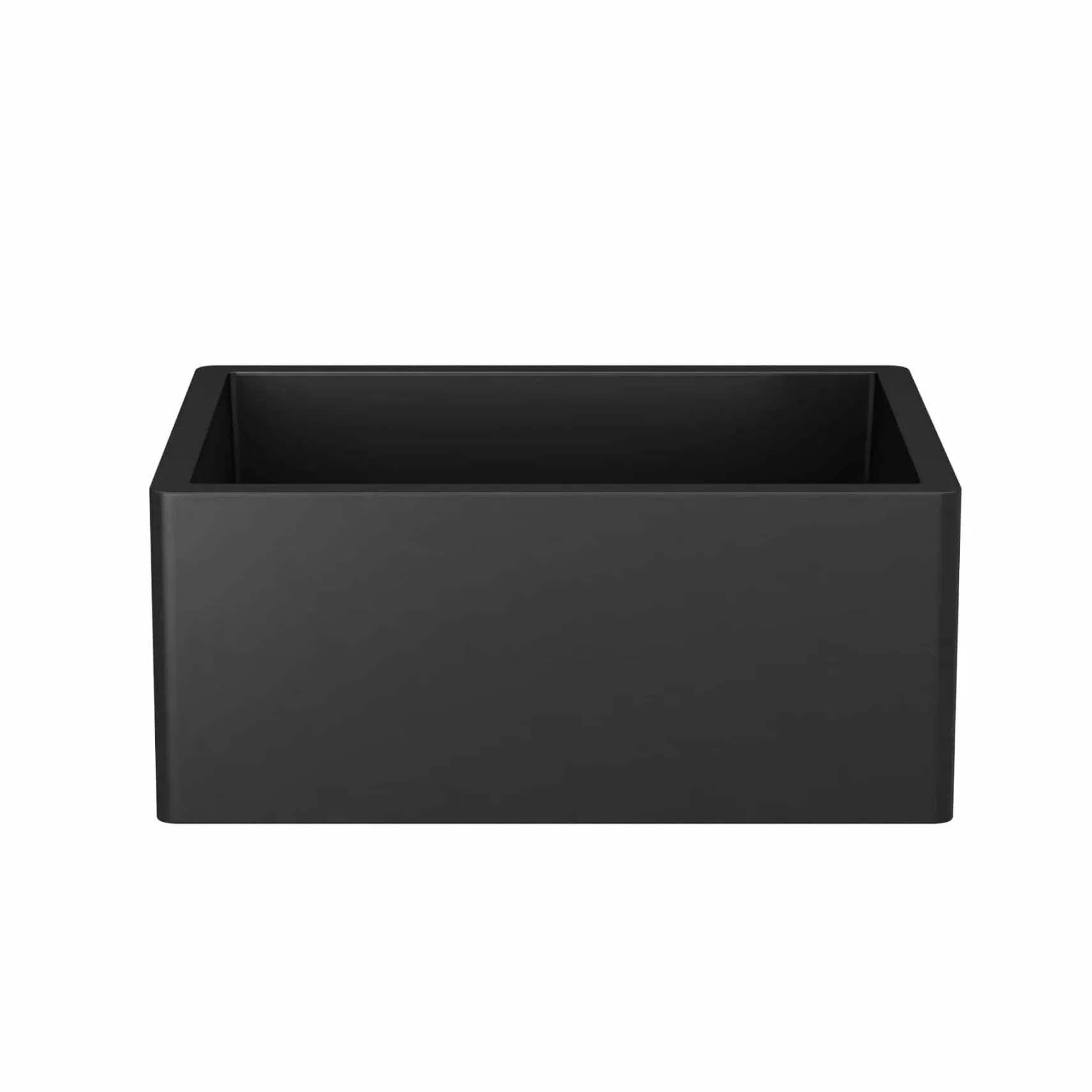 Native Trails Farmhouse 2418 24" NativeStone Concrete Farmhouse Sink, Charcoal, NSK2418-C