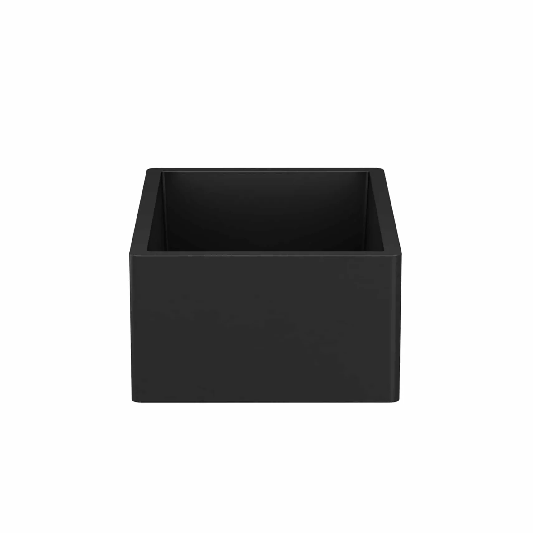 Native Trails Farmhouse 2418 24" NativeStone Concrete Farmhouse Sink, Charcoal, NSK2418-C