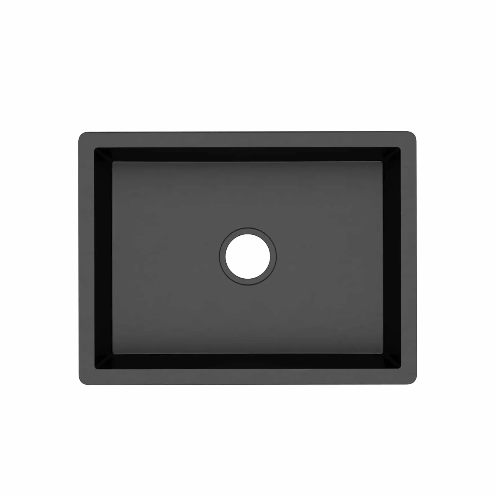 Native Trails Farmhouse 2418 24" NativeStone Concrete Farmhouse Sink, Charcoal, NSK2418-C