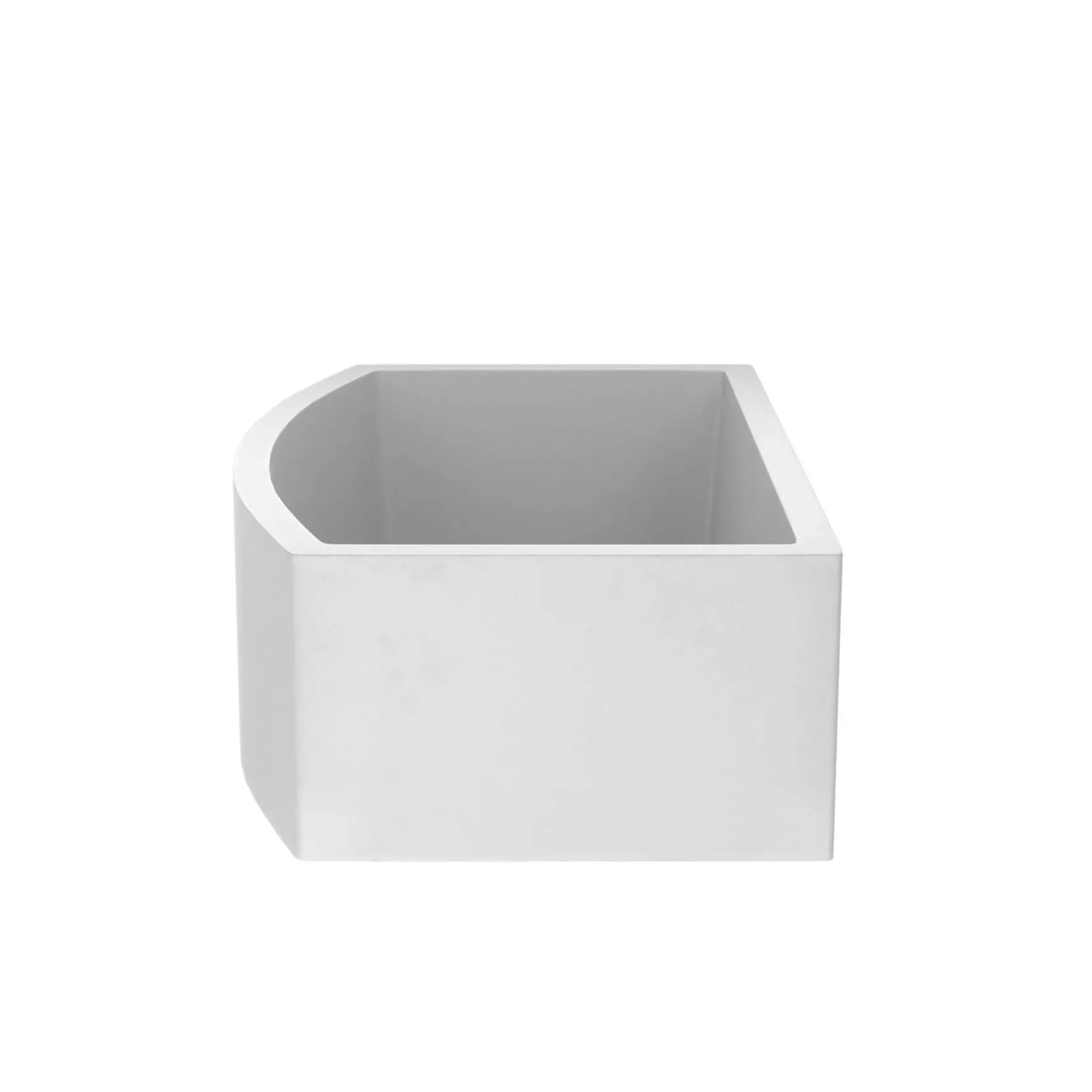 Native Trails Farmhouse Quartet 33" NativeStone Concrete Farmhouse Sink, Pearl, NSKQ3320-P