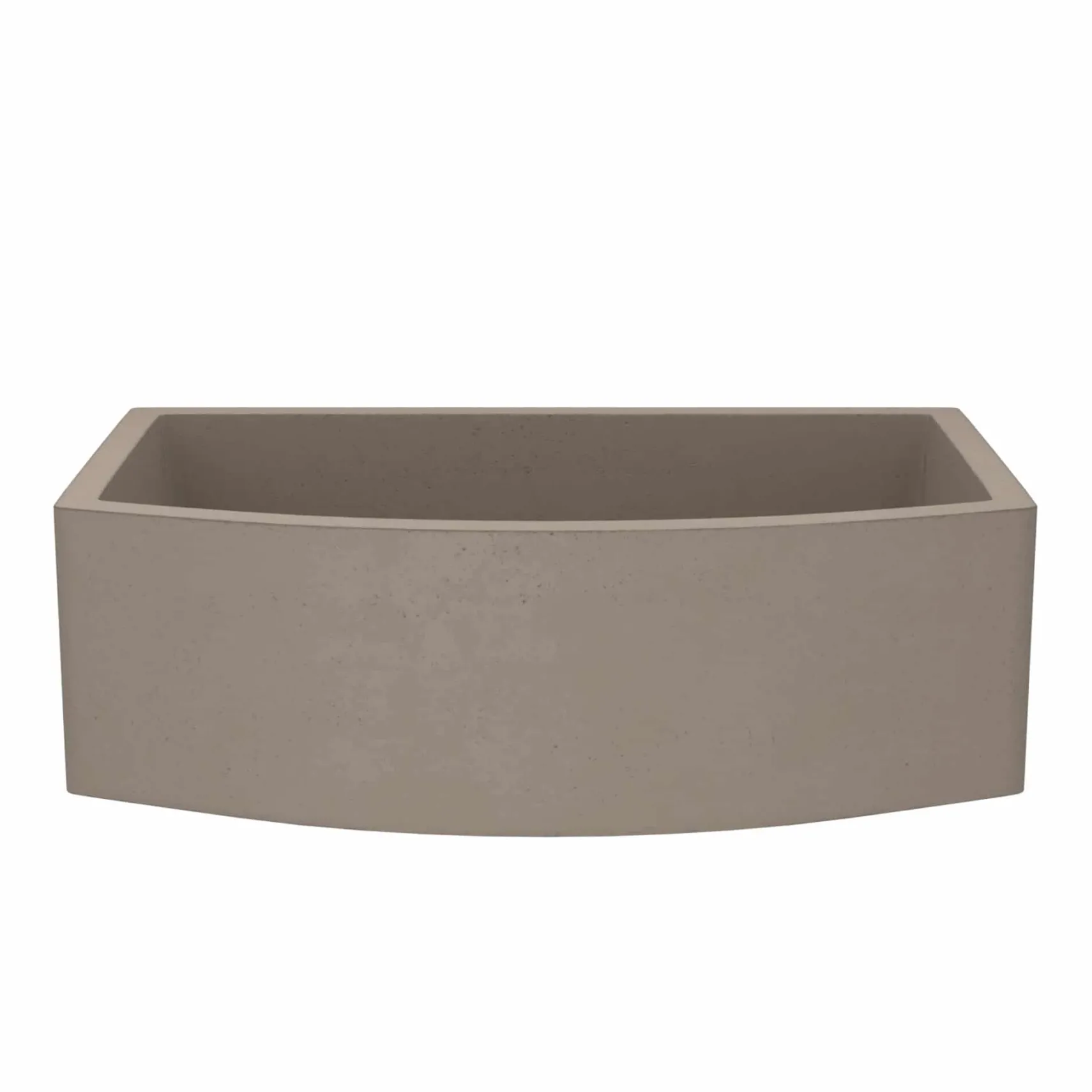 Native Trails Farmhouse Quartet 33" NativeStone Concrete Farmhouse Sink, Earth, NSKQ3320-E