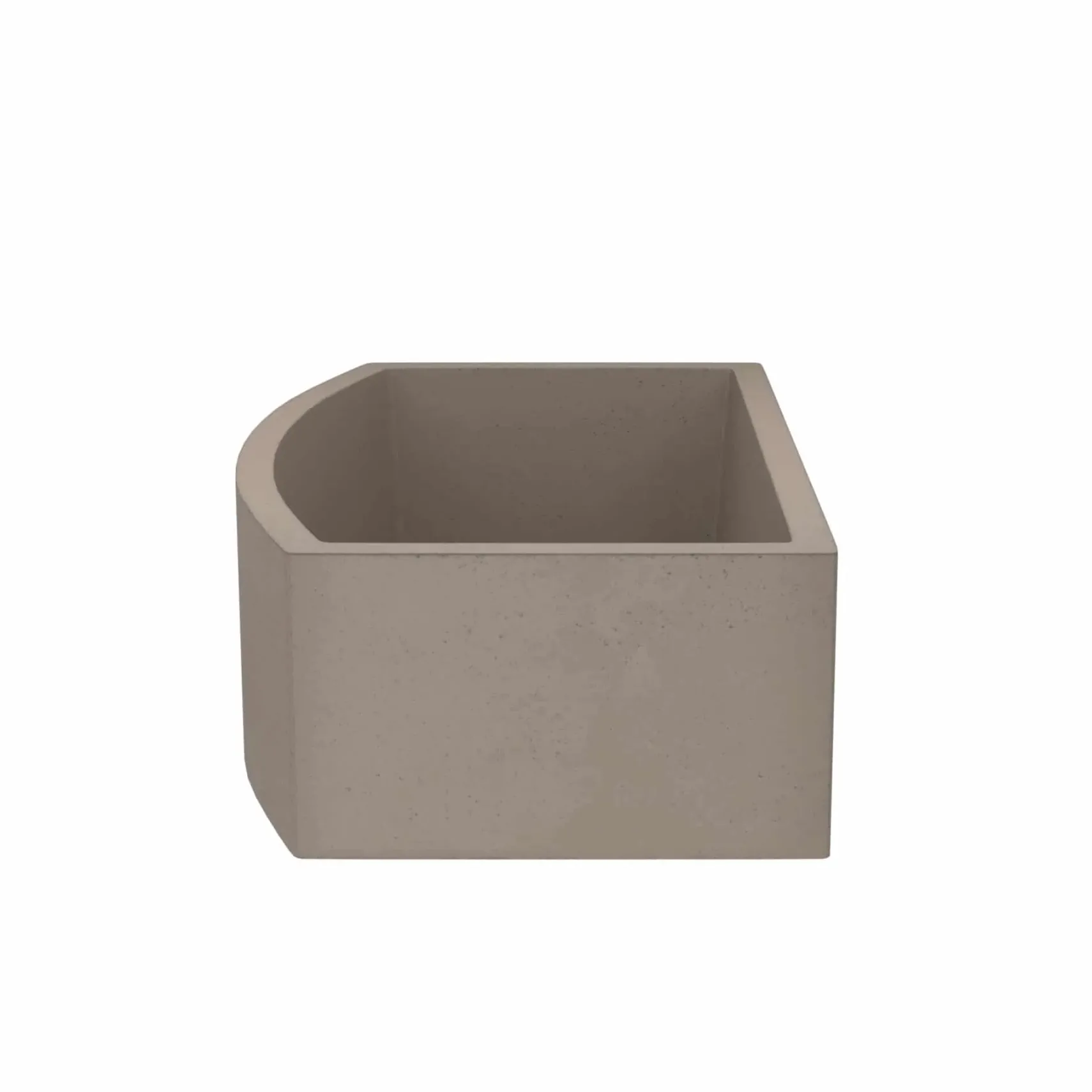 Native Trails Farmhouse Quartet 33" NativeStone Concrete Farmhouse Sink, Earth, NSKQ3320-E