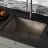 Native Trails 24" NativeStone Concrete Farmhouse Sink, Slate, NSK2418-S