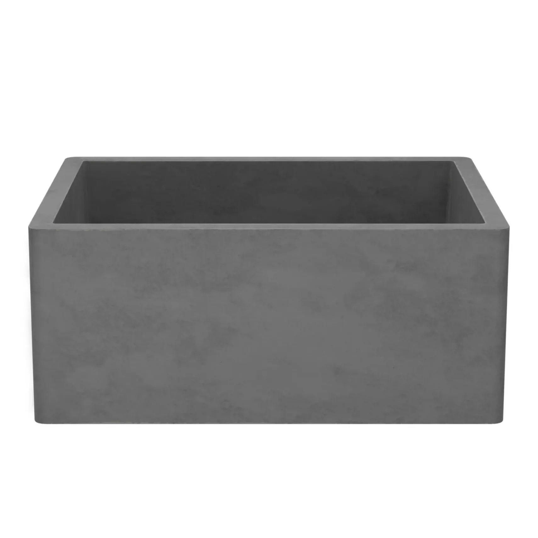 Native Trails 24" NativeStone Concrete Farmhouse Sink, Slate, NSK2418-S