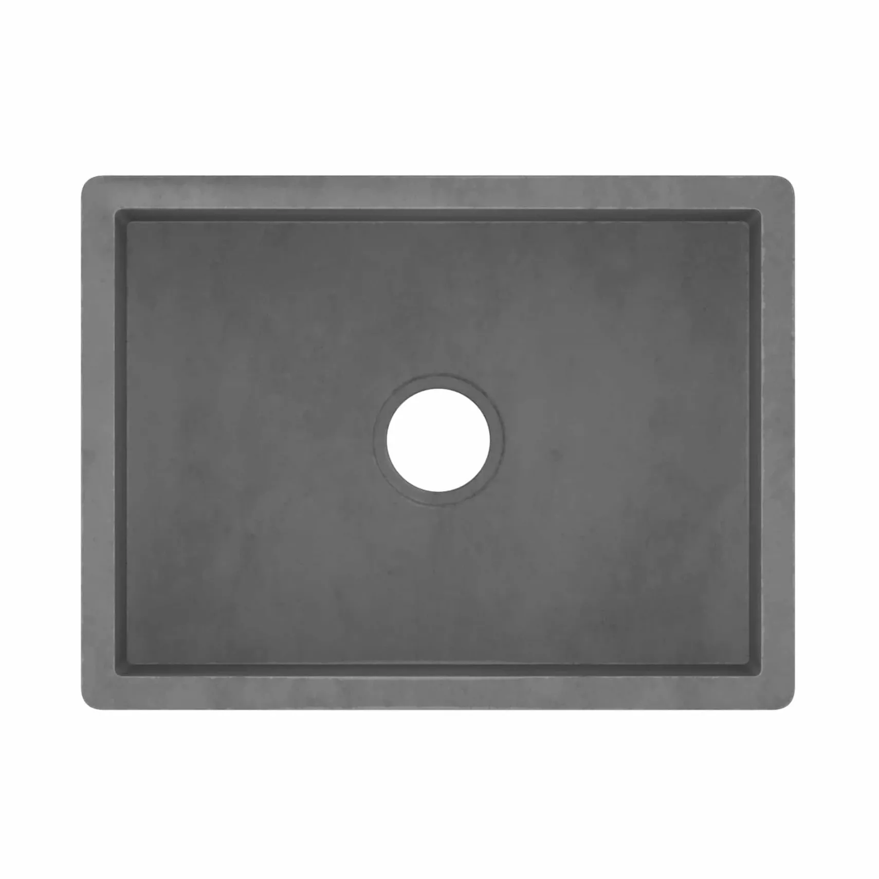 Native Trails 24" NativeStone Concrete Farmhouse Sink, Slate, NSK2418-S