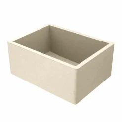 Native Trails 24" NativeStone Concrete Farmhouse Sink, Sand, NSK2418-D