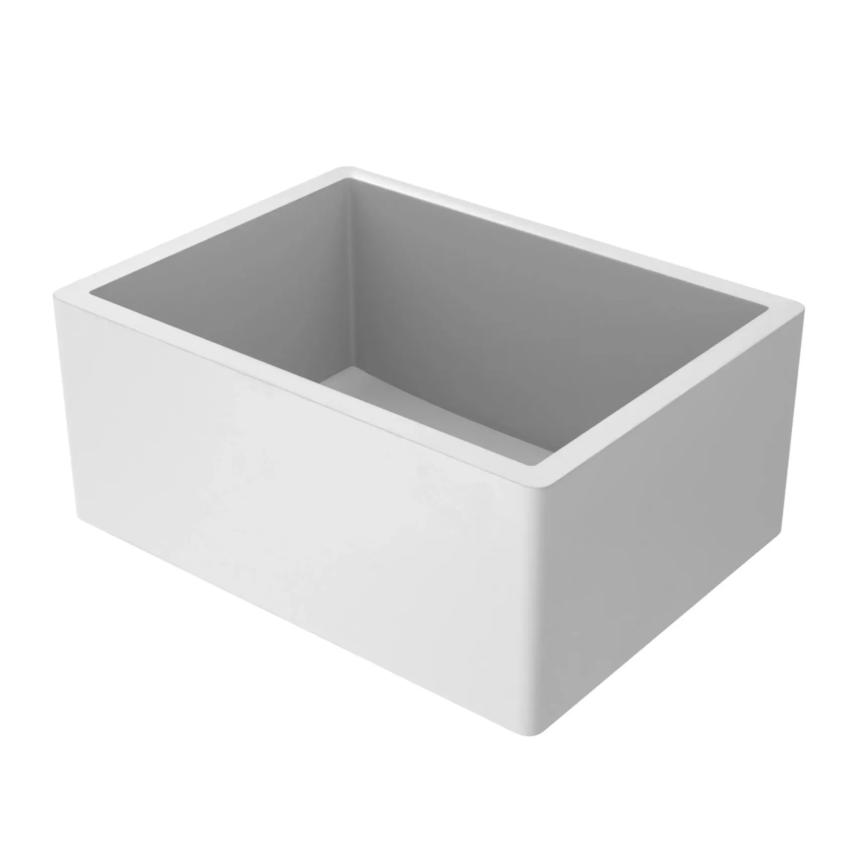 Native Trails 24" NativeStone Concrete Farmhouse Sink, Pearl, NSK2418-P