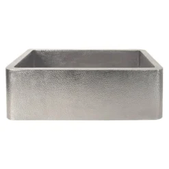 Native Trails 30" Nickel Farmhouse Sink, Brushed Nickel, CPK594
