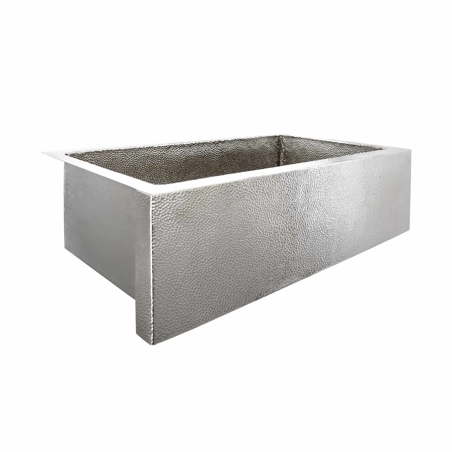 Native Trails Pinnacle 33" Copper Farmhouse Sink, Polished Nickel, CPK892