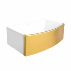 Native Trails Rendezvous 33" Fireclay Farmhouse Sink, Matte Gold, PMK3320-G