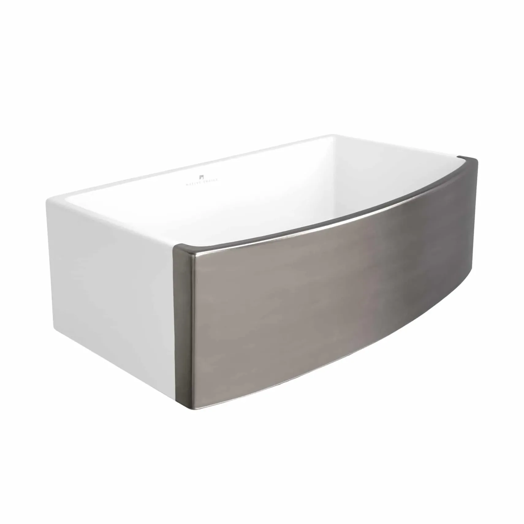Native Trails Rendezvous 33" Fireclay Farmhouse Sink, Platinum, PMK3320-P
