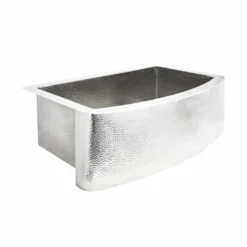 Native Trails Rhapsody 33" Copper Farmhouse Sink, Polished Nickel, CPK895