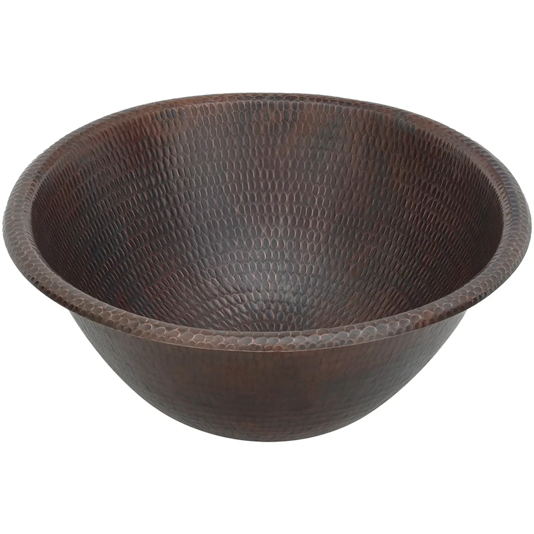 Premier Copper Products 20" Oval Copper Bathroom Sink, Oil Rubbed Bronze, LO20RDB