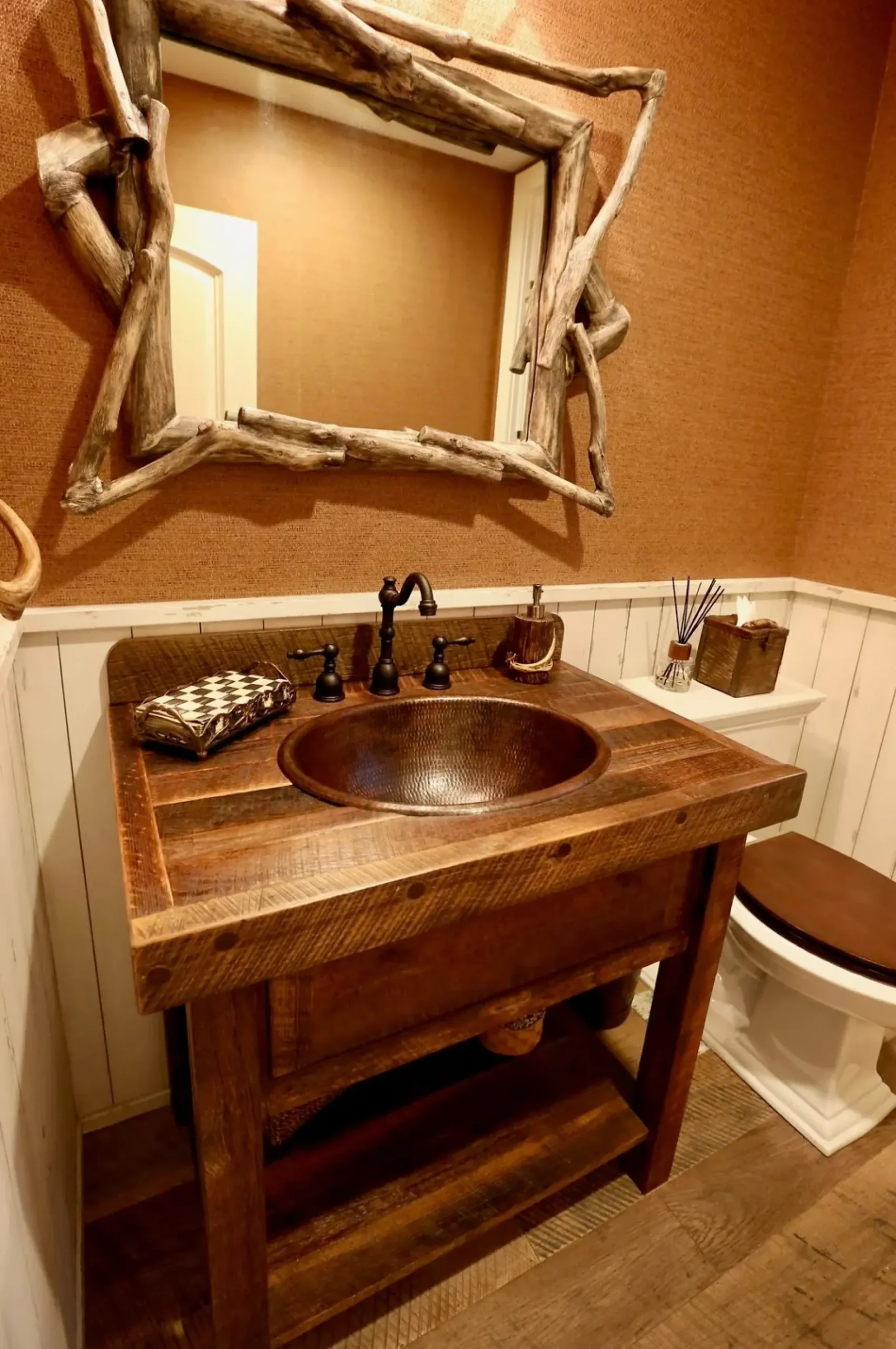 Premier Copper Products 20" Oval Copper Bathroom Sink, Oil Rubbed Bronze, LO20RDB