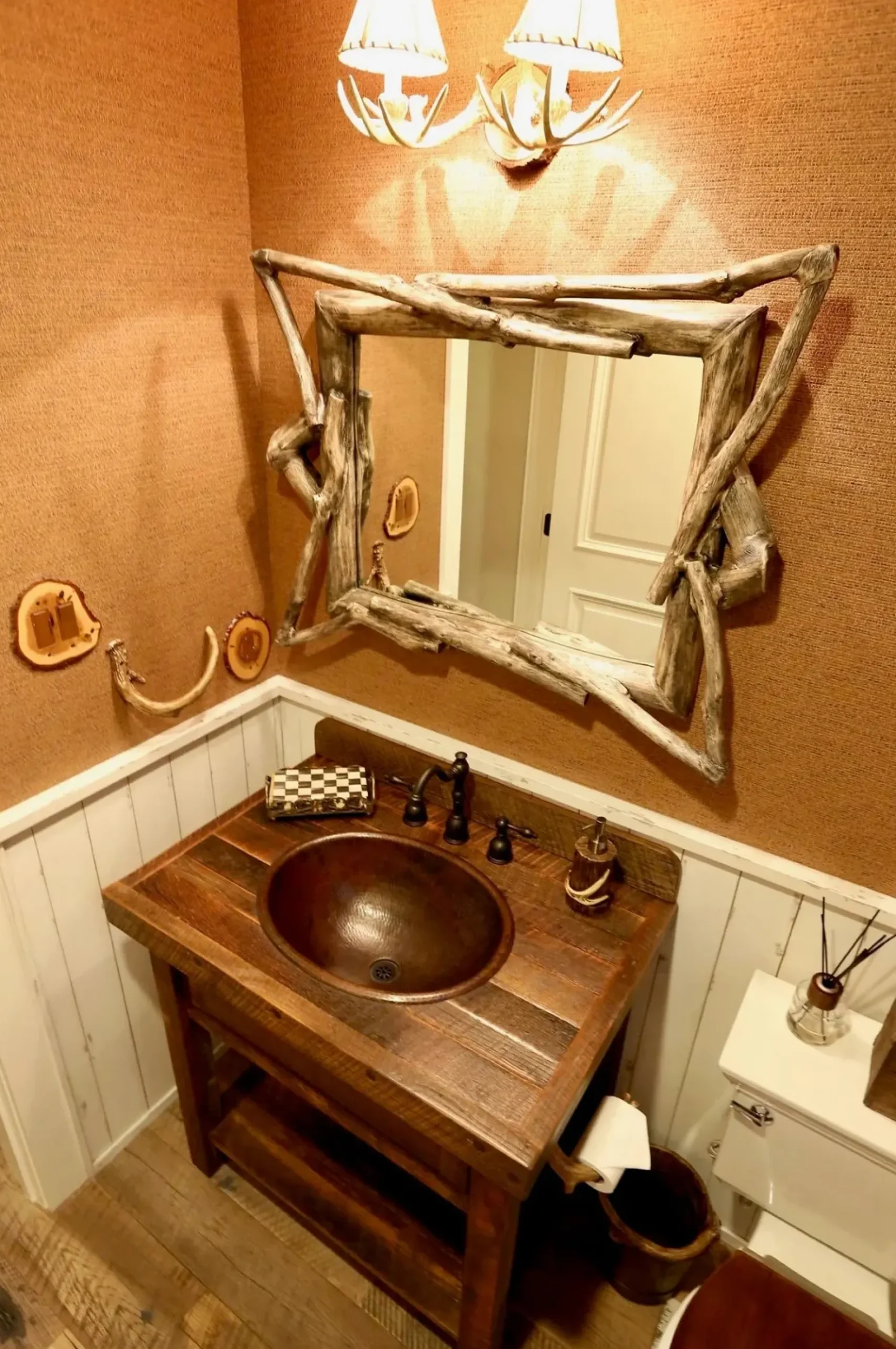 Premier Copper Products 20" Oval Copper Bathroom Sink, Oil Rubbed Bronze, LO20RDB