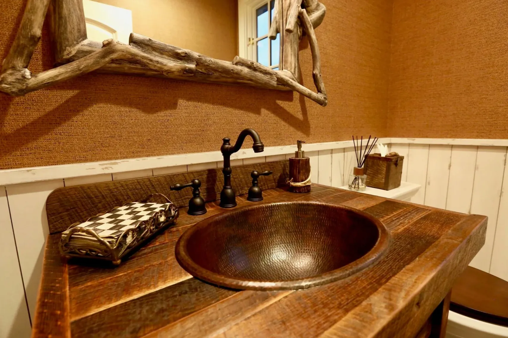 Premier Copper Products 20" Oval Copper Bathroom Sink, Oil Rubbed Bronze, LO20RDB