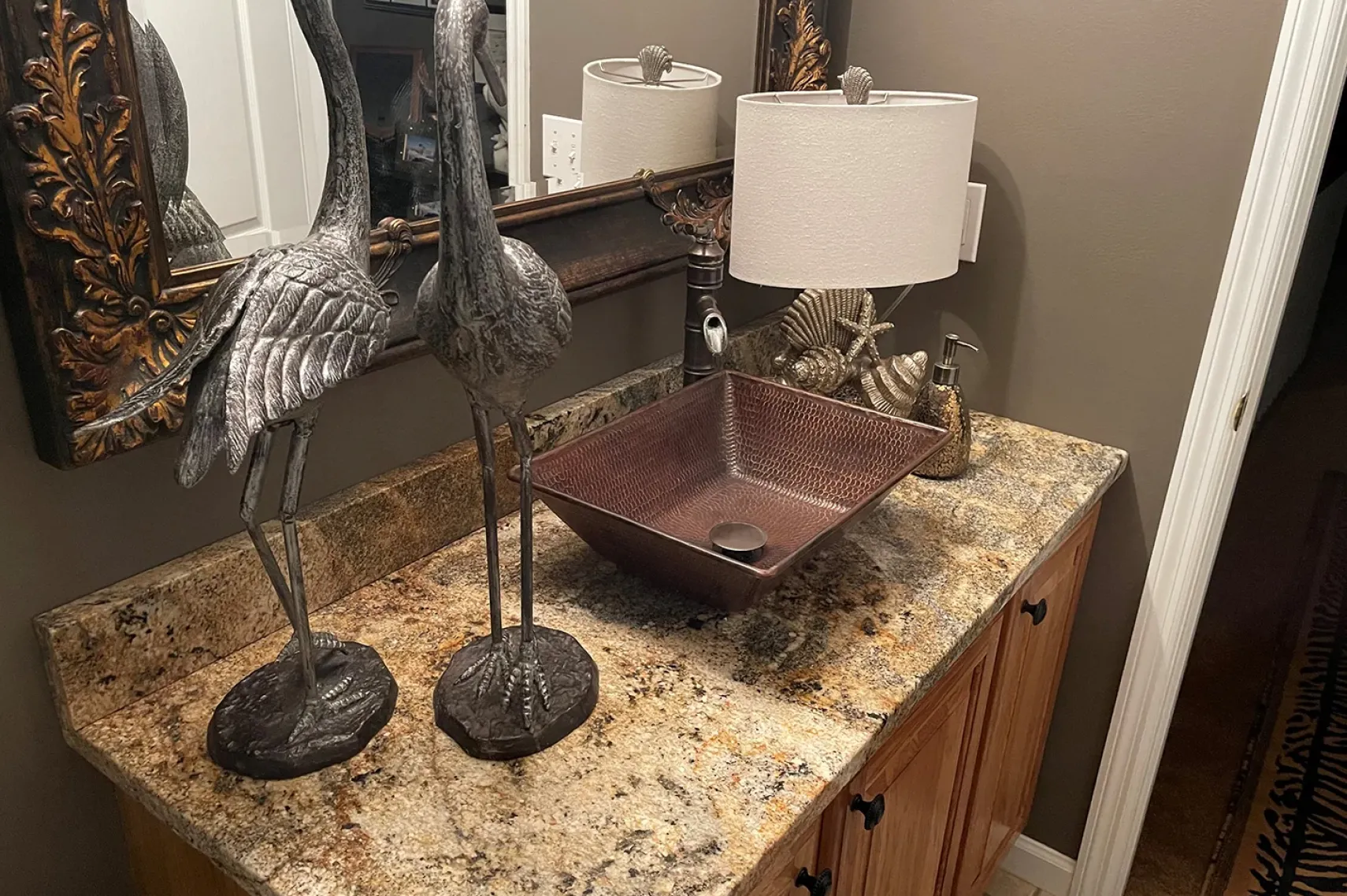 Premier Copper Products 17" Rectangle Copper Bathroom Sink, Oil Rubbed Bronze, VREC17WDB