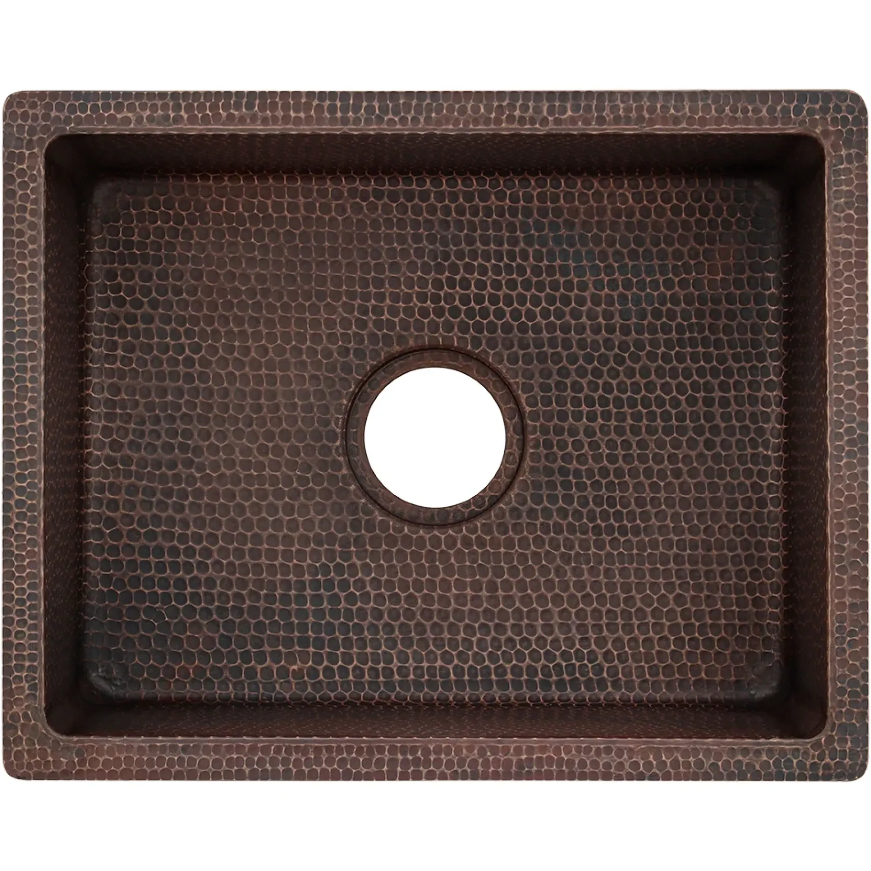 Premier Copper Products 20" Copper Bar/Prep Sink, Oil Rubbed Bronze, BREC20DB