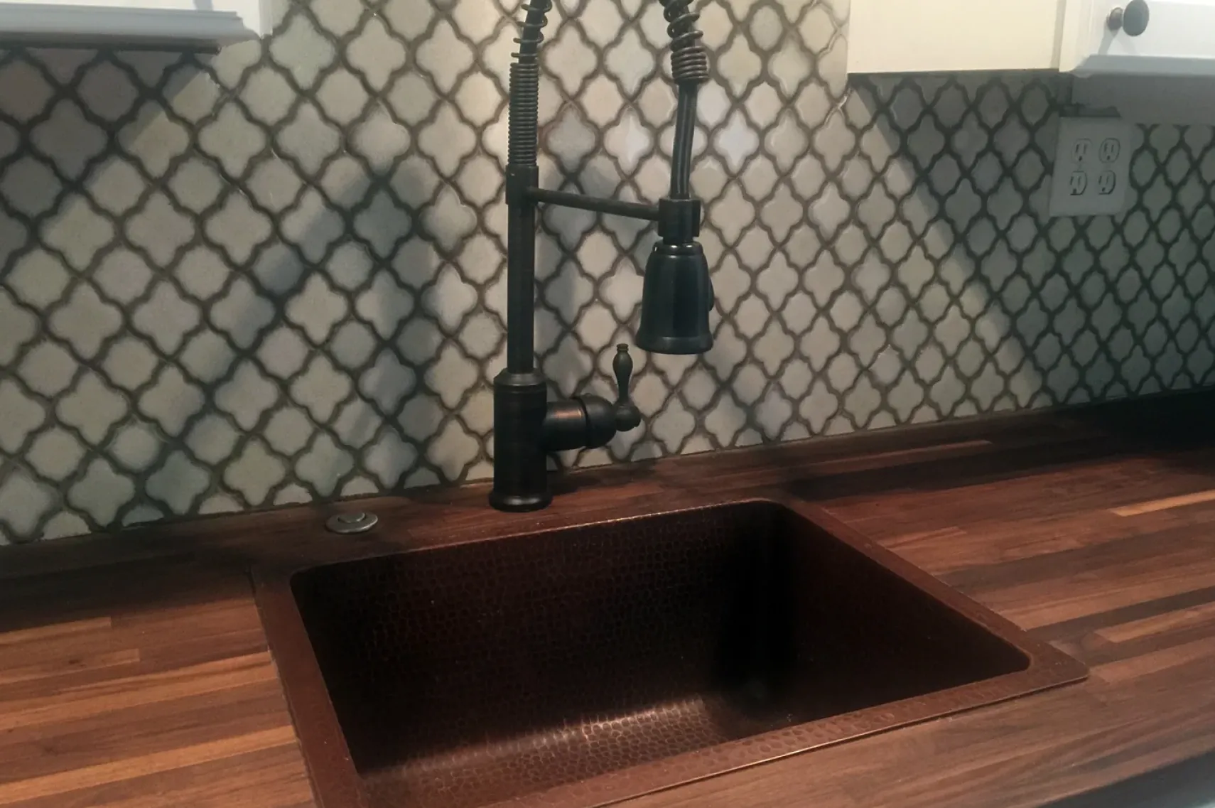 Premier Copper Products 20" Copper Bar/Prep Sink, Oil Rubbed Bronze, BREC20DB