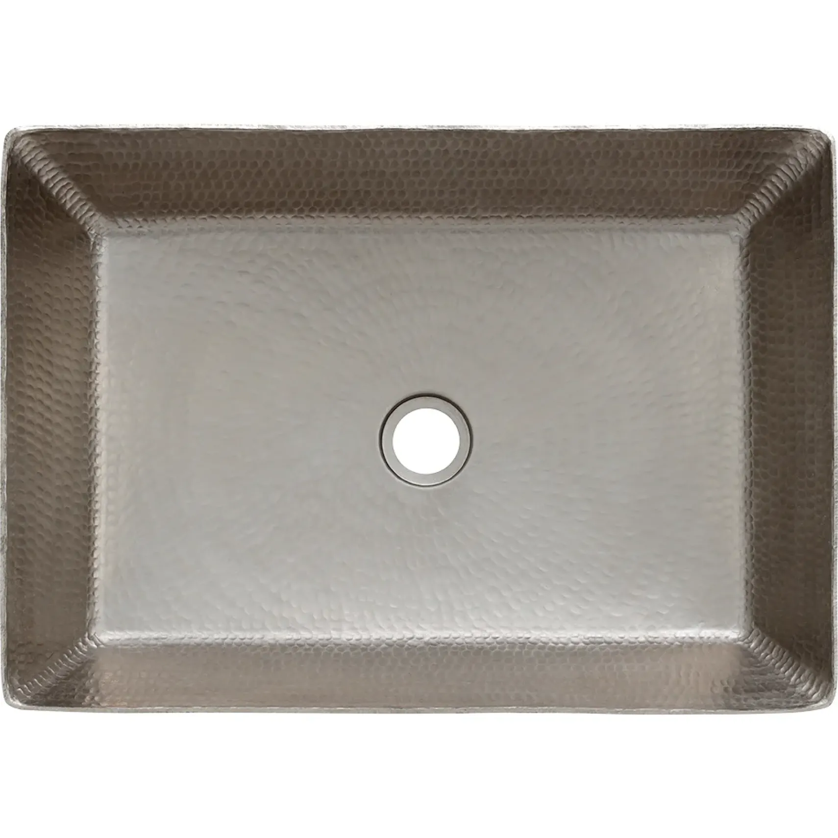 Premier Copper Products 20" Rectangle Copper Bathroom Sink, Nickel, VREC2014EN