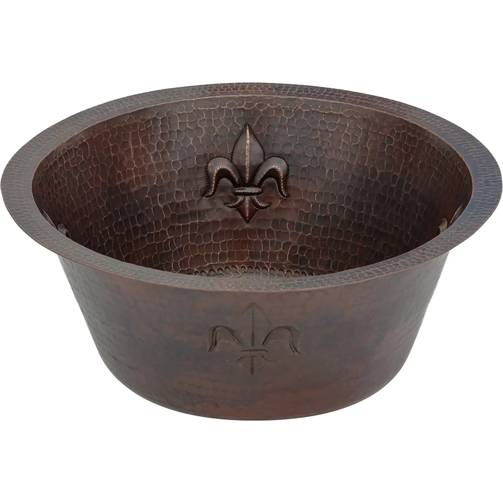 Premier Copper Products 16" Copper Bar/Prep Sink, Oil Rubbed Bronze, BR16FDB2