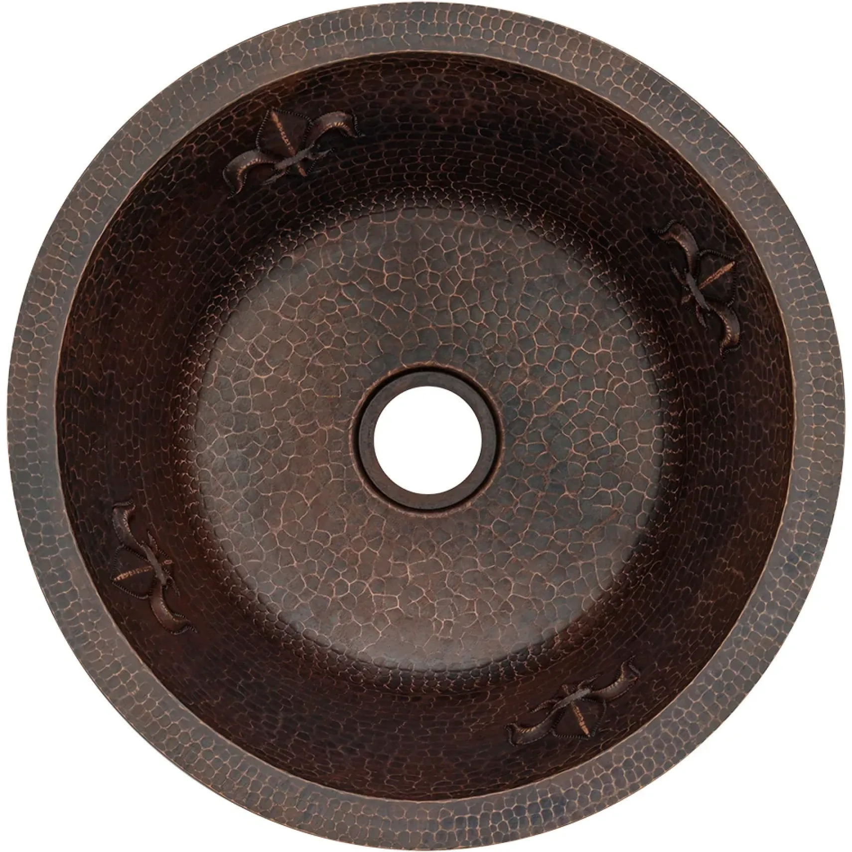 Premier Copper Products 16" Copper Bar/Prep Sink, Oil Rubbed Bronze, BR16FDB2