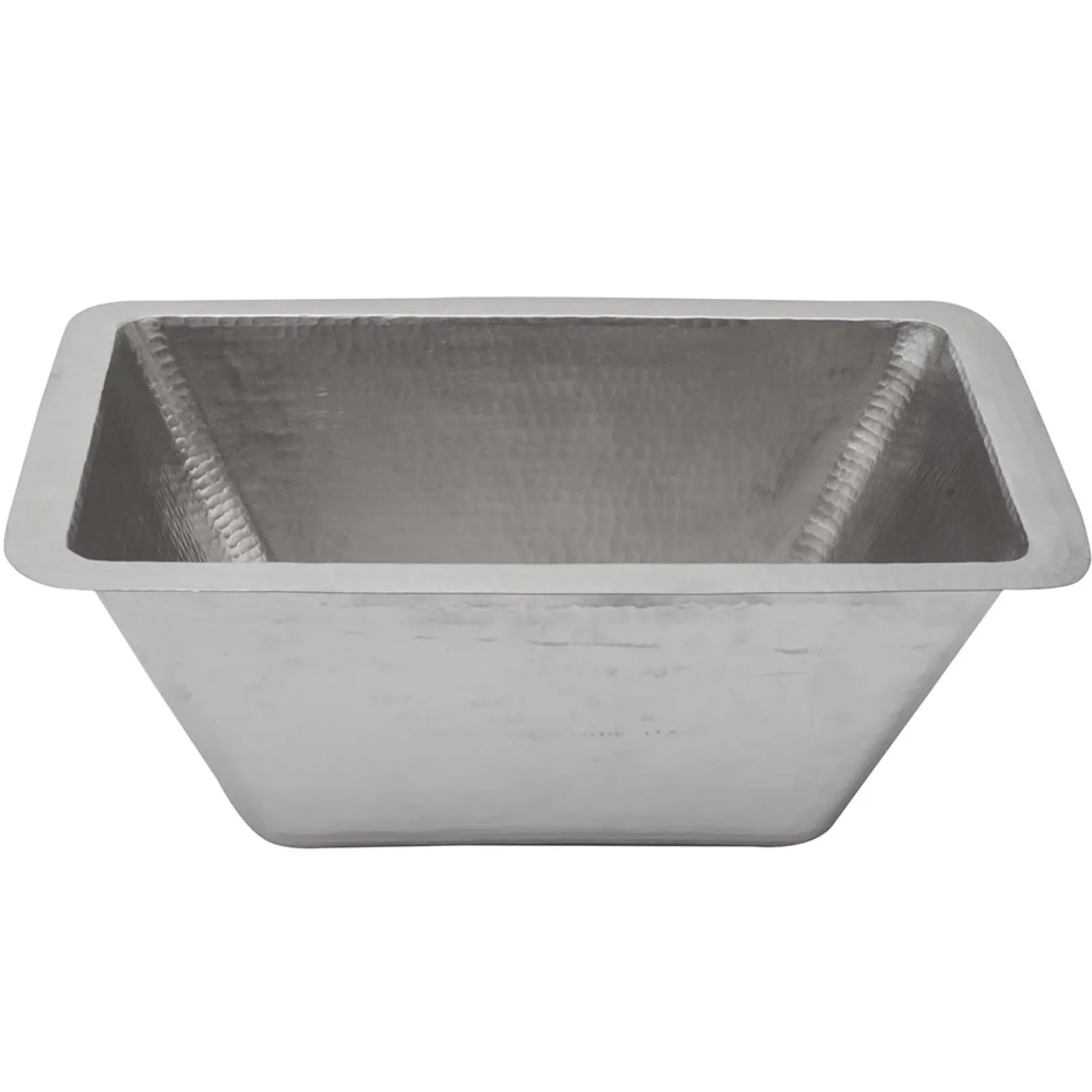 Premier Copper Products 17" Rectangle Copper Prep Bar Sink in Nickel w/ 3.5" Drain Opening, Matching Drain and Accessories, BSP5_BRECEN3-D
