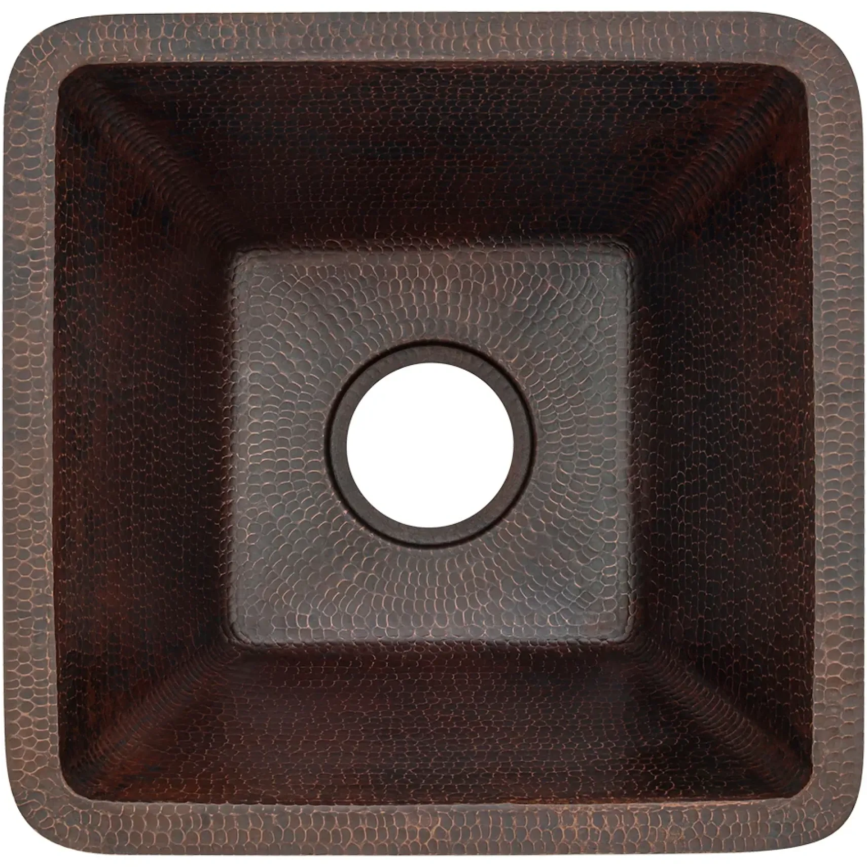 Premier Copper Products 17" Copper Bar/Prep Sink, Oil Rubbed Bronze, BS17DB