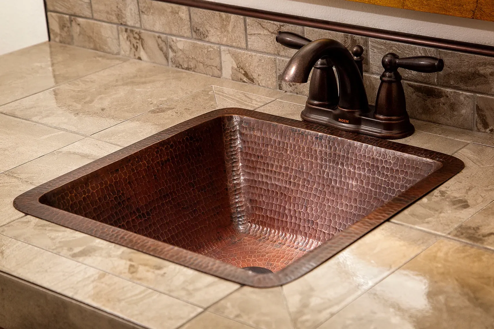 Premier Copper Products 17" Copper Bar/Prep Sink, Oil Rubbed Bronze, BS17DB