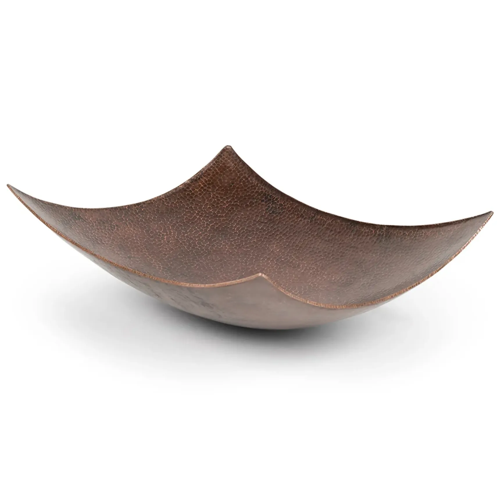 Premier Copper Products 18" Rectangle Modern Slope Hammered Copper Bathroom Sink, Matching Drain and Accessories, Oil Rubbed Bronze, BSP5_VREC18MSDB-P