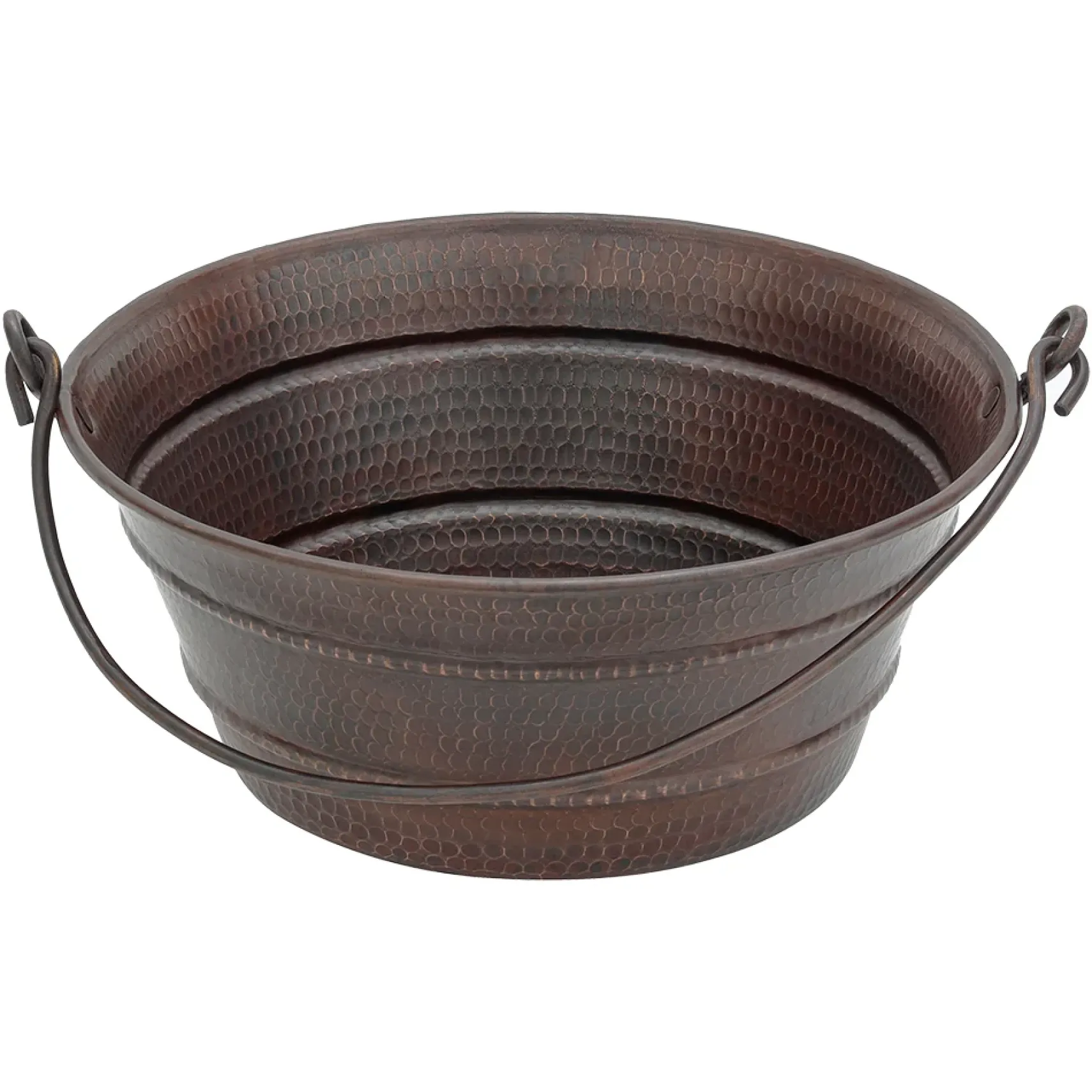 Premier Copper Products 16" Round Vessel - Above Counter Copper Bathroom Sink, Oil Rubbed Bronze, 16 Gauge, VR16BUDB