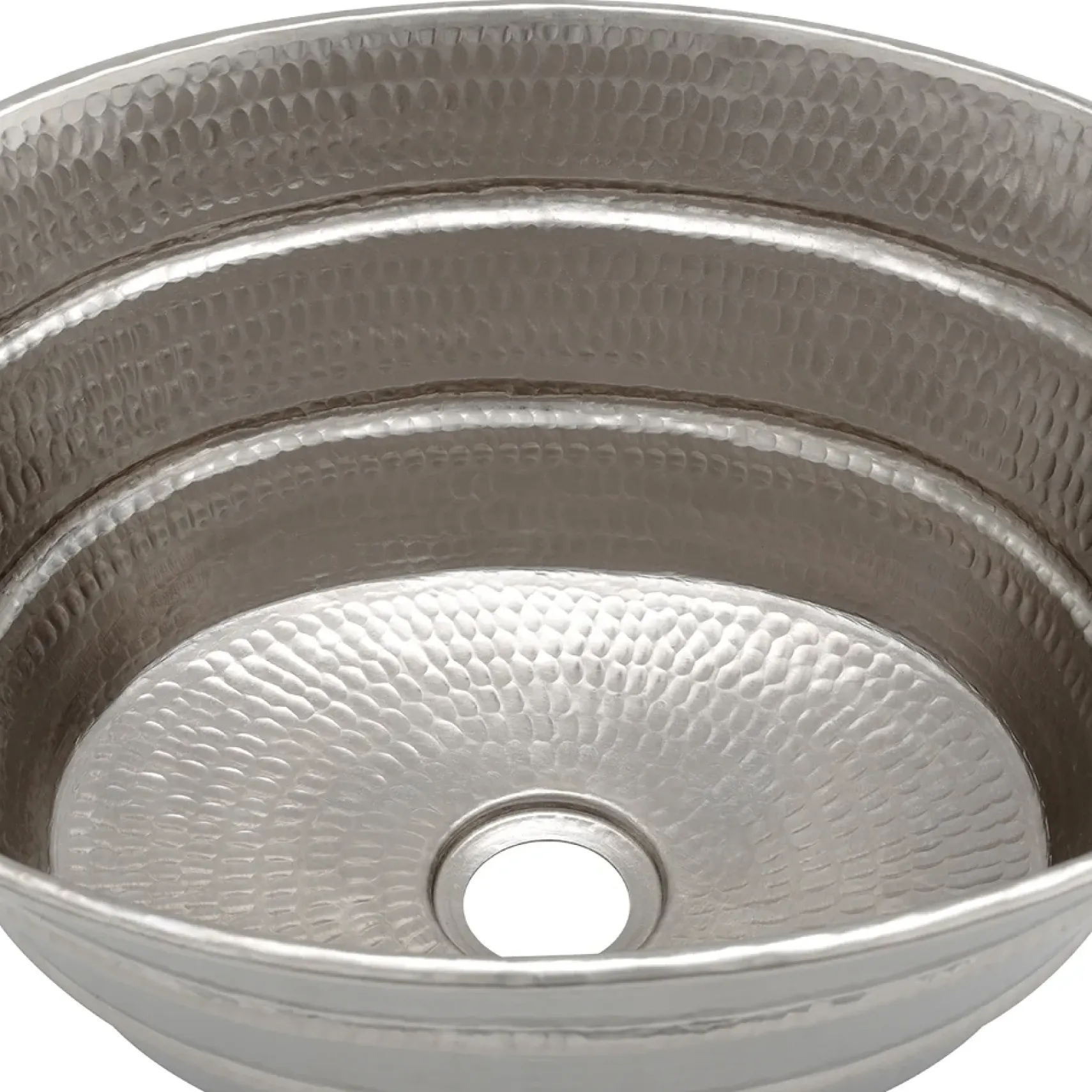 Premier Copper Products 19" Oval Copper Bathroom Sink, Nickel, VOB16EN