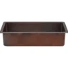 Premier Copper Products 28" Copper Bar/Prep Sink, Oil Rubbed Bronze, BREC28DB