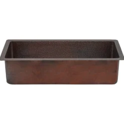 Premier Copper Products 28" Copper Bar/Prep Sink, Oil Rubbed Bronze, BREC28DB