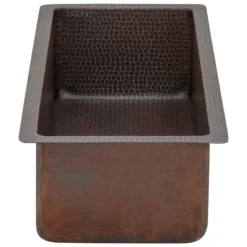 Premier Copper Products 28" Copper Bar/Prep Sink, Oil Rubbed Bronze, BREC28DB