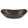 Premier Copper Products 23" x 12" Oval Vessel - Above Counter Terra Firma Copper Bathroom Sink, Dark Brown, 10 Gauge, TFVBT23DB