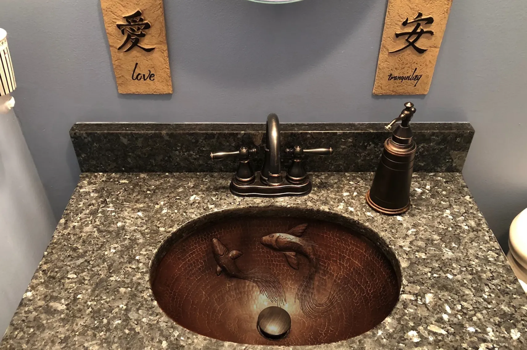 Premier Copper Products 19" Oval Copper Bathroom Sink, Oil Rubbed Bronze, LO19FKOIDB