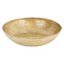 Premier Copper Products 17" Round Vessel - Above Counter Terra Firma Brass Bathroom Sink, TFVR17PB