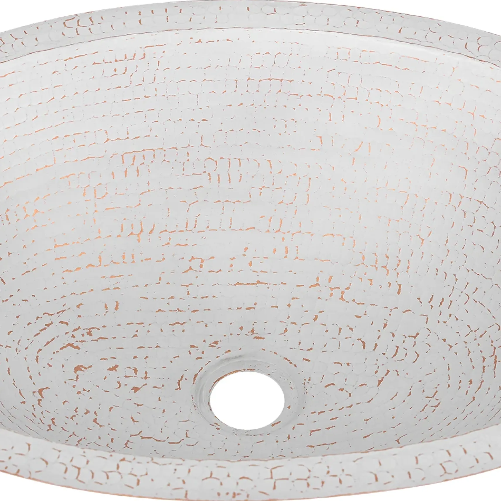Premier Copper Products 19" x 14" Oval Dual - Undermount or Drop In Copper Bathroom Sink, Glazed White, 17 Gauge, LO19FWHT