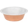 Premier Copper Products 12" Round Copper Bar/Prep Sink, Glazed White, 17 Gauge, BR12WHT2