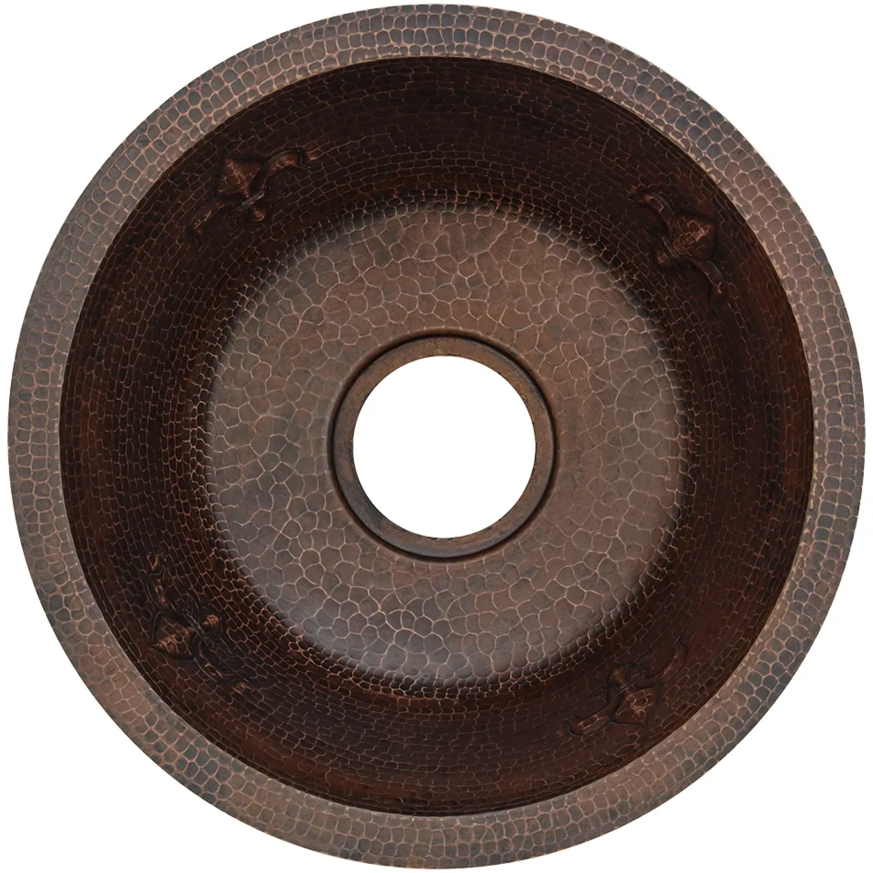 Premier Copper Products 16" Copper Bar/Prep Sink, Oil Rubbed Bronze, BR16FDB3