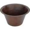 Premier Copper Products 17" Copper Bar/Prep Sink, Oil Rubbed Bronze, BR17DB