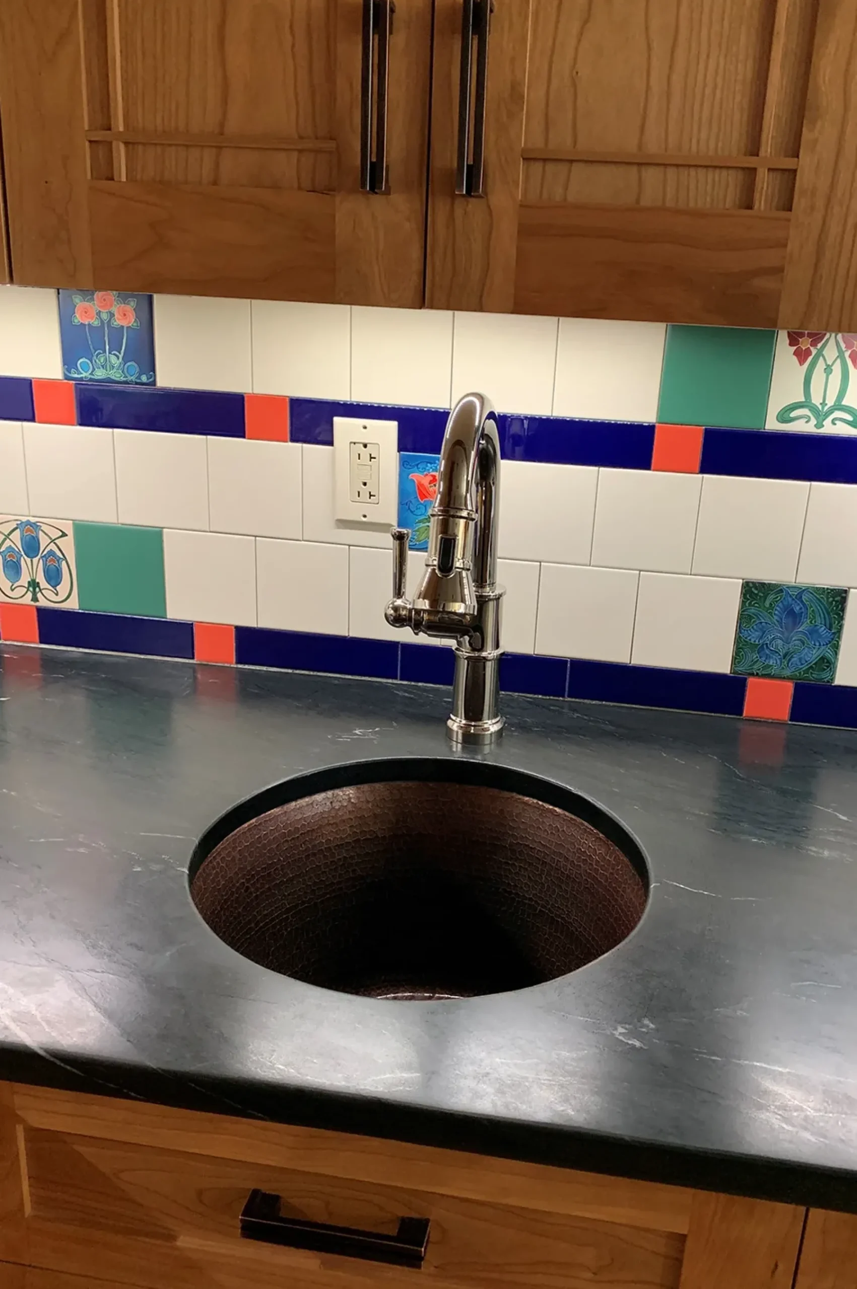 Premier Copper Products 17" Copper Bar/Prep Sink, Oil Rubbed Bronze, BR17DB