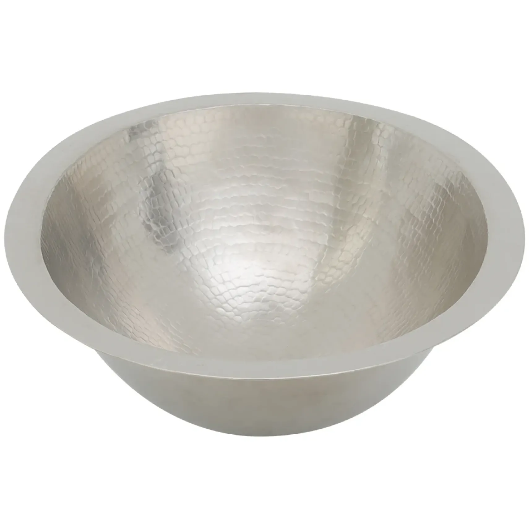 Premier Copper Products 19" Oval Copper Bathroom Sink, Nickel, LO19FEN